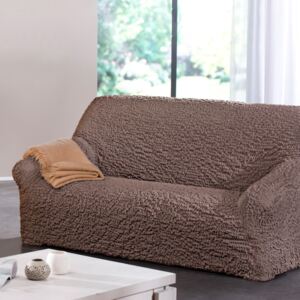 Pokrowiec na kanapę i fotel - czekoladowy - velikost fotel