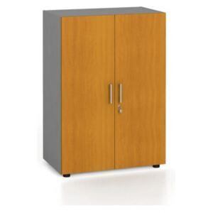 Szafa biurowa z drzwiami, 1087 x 800 x 420 mm, czereśnia