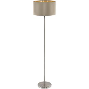 Eglo lampa podłogowa MASERLO taupe/gold 95171