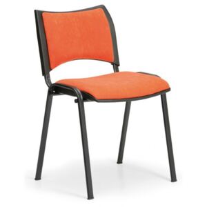 Krzesła konferencyjne SMART - czarne nogi, bez podłokietników