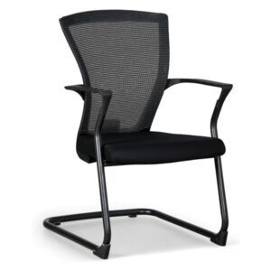 Krzesło konferencyjne Bret, czarno/czarne