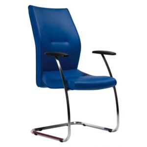 Krzesło konferencyjne Mega, niebieski