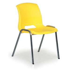 Krzesła wieżowe Cleo, żółty