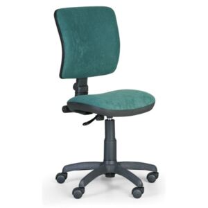 Biurowe krzesło MILANO II bez podłokietników - zielone
