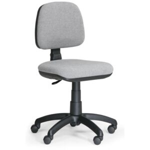 Biurowe krzesło MILANO bez podłokietników - szare