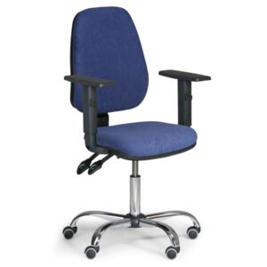 Krzesło biurowe ALEX - niebieske
