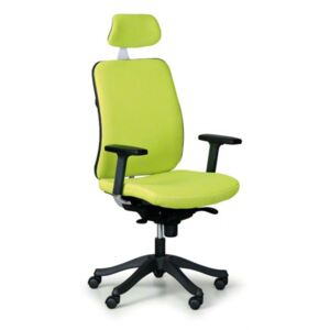 Krzesło biurowe Bruggy, jasnozielone