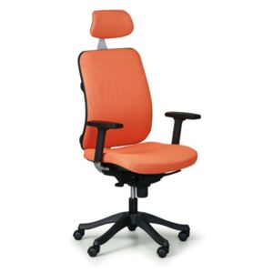 Krzesło biurowe Bruggy, pomarańczowe