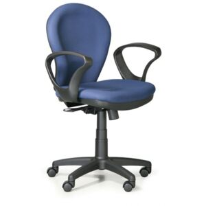 Krzesło biurowe Lea, niebieski