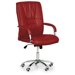 Krzesło biurowe Alexx, czerwone
