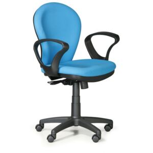Krzesło biurowe Lea, jasnoniebieska