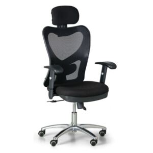 Krzesło biurowe Herz, czarny