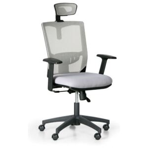Krzesło biurowe Uno, szare