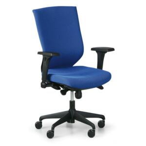 Krzesło biurowe Eric F, niebieskie