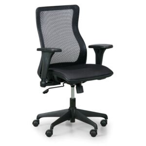 Krzesło biurowe Eric MF, czarne