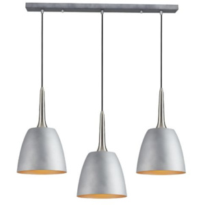 MCODO :: Żyrandol SPECTRUM S z nowej kolekcji lamp w kolorze stalowo-betonowym w wersji L