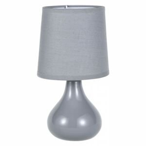 Lampa stołowa dekoracyjna na ceramicznej podstawie Altom Design szara