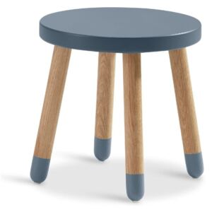 Niebieski stołek dziecięcy Flexa Play, ø 30 cm