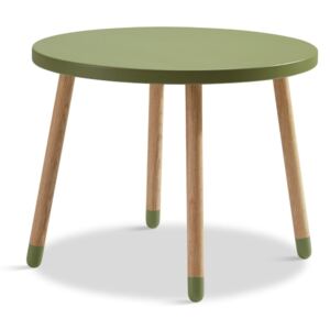 Zielony stolik Flexa Play, ø 60 cm