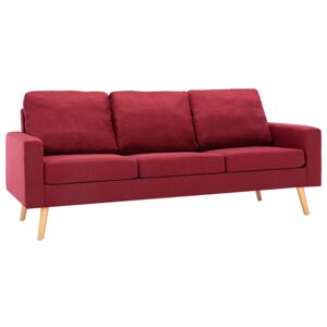 3-osobowa sofa czerwone wino - Eroa 3Q