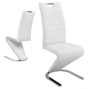Nowoczesne Krzesło Do Jadalni - Milano - Białe