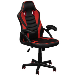 Fotel biurowy obrotowy gamingowy ut-586t czerwony