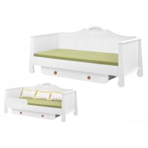Białe łóżko 200x90 + szuflada PAROLE