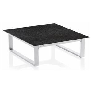 Stół Ego 95 x 95 x 33 cm srebrno-antracytowy KETTLER