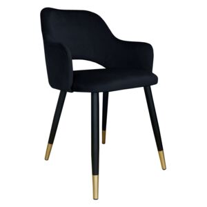 Krzesło Milano noga czarna/złota MG19