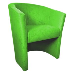 Fotel CLUB Mikrofaza 12 zielony