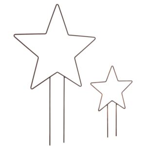 Dekoracyjne metalowe gwiazdy, dekoracje ogrodowe