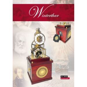 Dekoracyjny zegar wraz z sejfem Winterthur