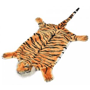 Pluszowy dywanik - tygrys, 144 cm, brązowy
