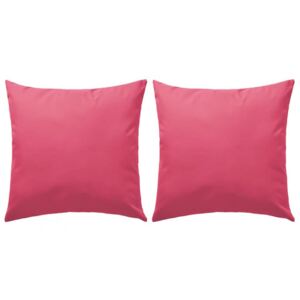 Poduszki na zewnątrz, 2 szt., 60 x 60 cm, różowe