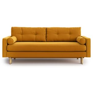 Sofa Esme z funkcją spania, Golden velvet