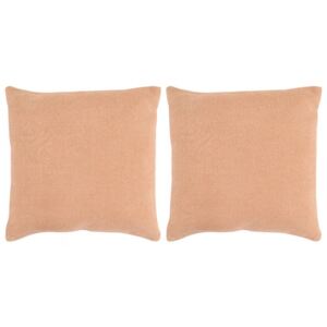 Poduszki ręcznie wykonane, 2 szt., 45 x 45 cm, różowe