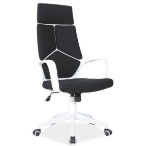 Fotel obrotowy Q-199 - Czarny \ biały