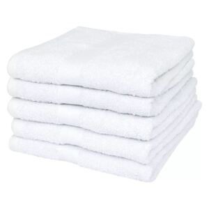 Ręczniki kąpielowe, 25 szt, bawełna 400 g/m², 100x150 cm, białe