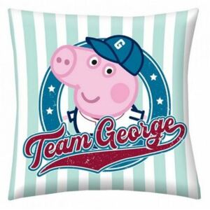 Poduszka Peppa Pig Team George, 40 x 40 cm