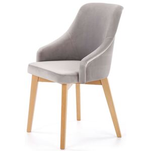 Krzesło drewniane Altex 2X - popiel + dąb miodowy