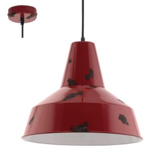 Lampa wisząca EGLO Somerton, 60 W, E27, czerwona, 110x40x40 cm