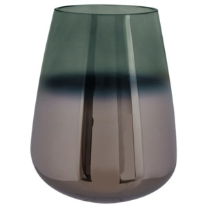 Zielony wazon szklany PT LIVING Oiled, wys. 18 cm