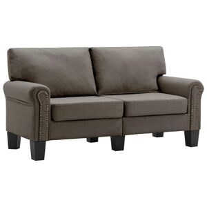 Luksusowa trzyosobowa sofa taupe - Alaia 2X