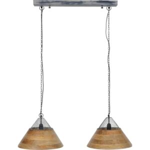 Lampa wisząca Hout 92 cm drewniana
