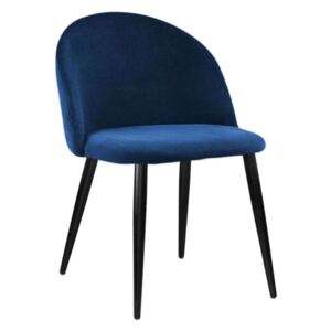 Krzesło KALIPSO ciemnoniebieski materiał BL-86 - Niebieski