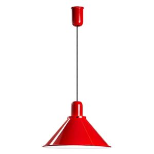 Reflex Stożek czerwona lampa wisząca w stylu retro