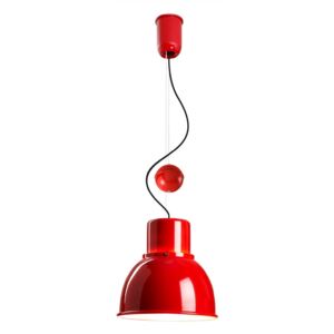 Reflex Mini regulowana czerwona lampa wisząca