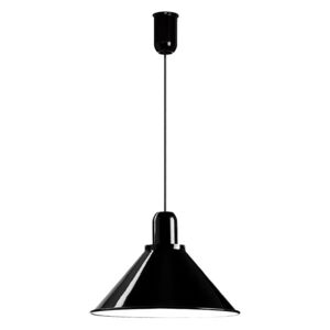 Reflex Stożek czarna lampa wisząca w stylu retro