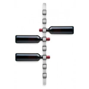 Stojak zawieszany na wino BLOMUS Cioso, srebrny, 3,5x3,5x74 cm