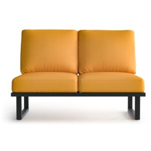 Żółta 2-osobowa sofa ogrodowa Marie Claire Home Angie